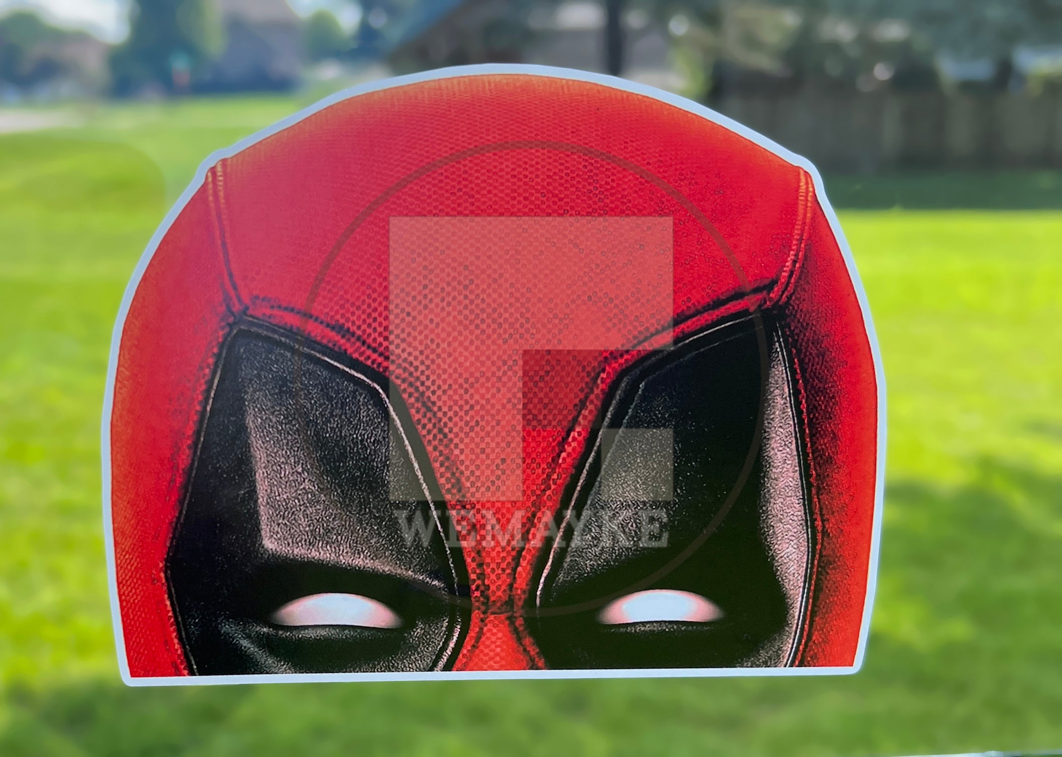 (S161) Deadpool Peeker - Decal / Sticker